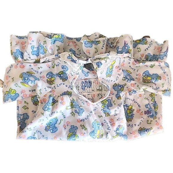 Vintage Carter's 18 months Gown Love A Parade Bear - Picture 3 of 7